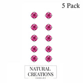 ruby earrings